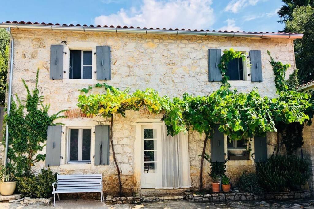 Ferienhaus Villa Alisia, Wunderschoenes Natursteinhaus Bei Porec, Istrien, Kroatien Vranje Selo Dış mekan fotoğraf