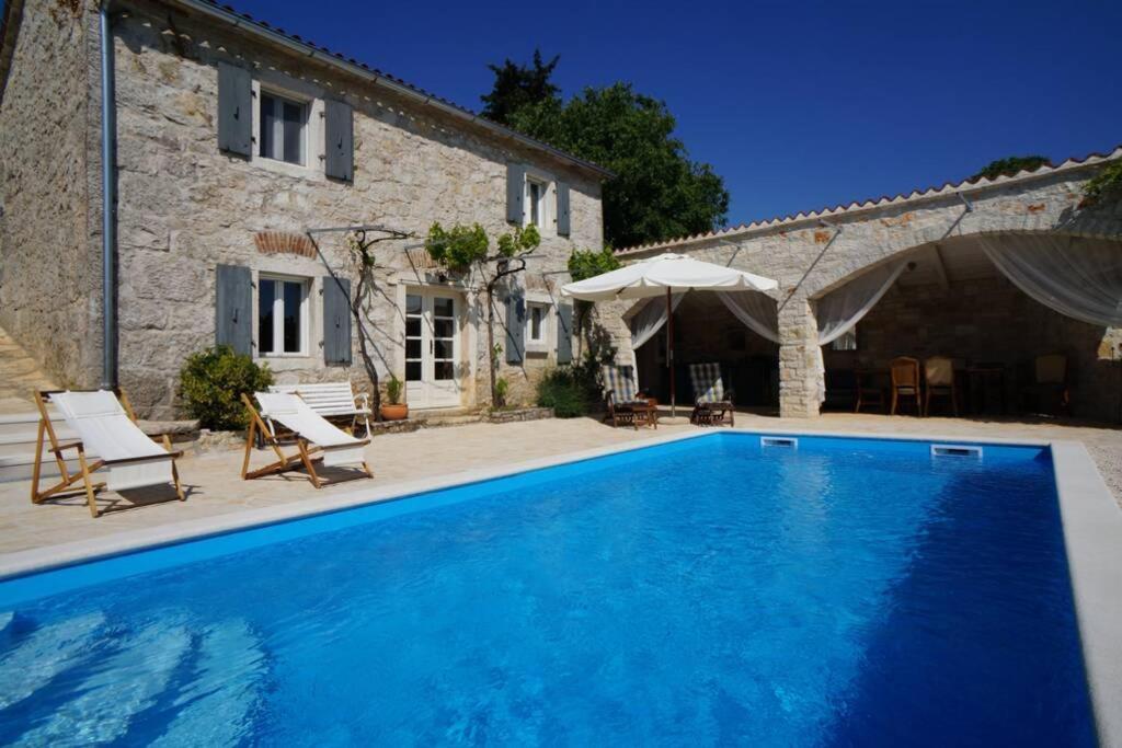Ferienhaus Villa Alisia, Wunderschoenes Natursteinhaus Bei Porec, Istrien, Kroatien Vranje Selo Dış mekan fotoğraf